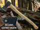 Forester 24" Woodman Sidekick Axe w/ Leather Sheath Forester 24" Woodman Sidekick Axe w/ Leather Sheath